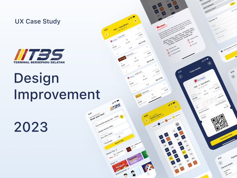 TBS App redesign UX case study